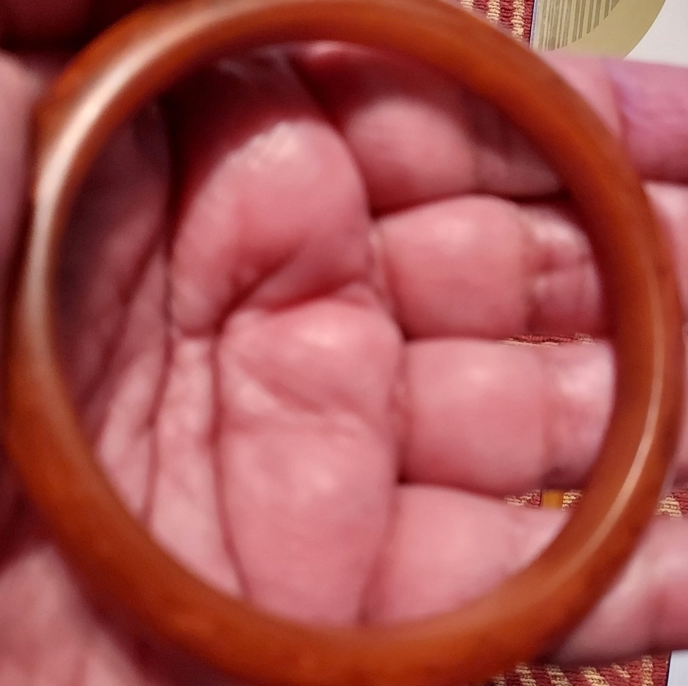 2 Butterscotch? Bakelite Bangle Bracelet - image 3